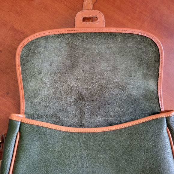 Vintage 1990's Dooney & Bourke large Equestrian in Forest Green - Picture 5 of 11